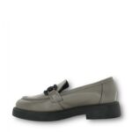 Γυναικεία δερμάτινα ανατομικά loafers 10528023 Γκρι - Image 3