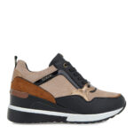 SEVEN γυναικεία sneakers R119R1413N37 Μαύρο-Καμηλό