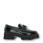 Γυναικεία δερμάτινα loafers CARMELA 16112401 Μαύρο
