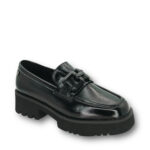 Γυναικεία δερμάτινα loafers CARMELA 16112401 Μαύρο - Image 2
