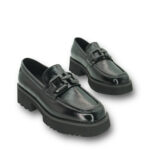 Γυναικεία δερμάτινα loafers CARMELA 16112401 Μαύρο - Image 4