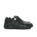 STONEFLY γυναικεία δερμάτινα sneakers 219957 000 Μαύρο - Image 6
