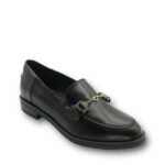 Parex Γυναικεία δερμάτινα loafers 10528015.B Μαύρο - Image 2