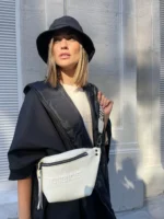 Γυναικείο δερμάτινο beltbag BONENDIS Venus Cream - Image 4