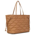 FRNC γυναικεία τσάντα ώμου shopper 4926 Ταμπά - Image 2
