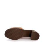 WIKERS Γυναικεία δερμάτινα mules Ταμπά - Image 6