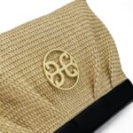 Bonendis Γυναικεία τσάντα Pouch ψάθινη Μαύρο - Image 4