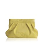 Bonendis Γυναικεία δερμάτινη τσάντα Pouch Lime