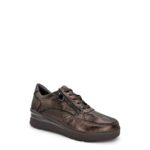 STONEFLY Γυναικεία δερμάτινα ανατομικά sneakers 221733 Μπρονζέ - Image 2