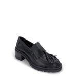 PAREX Γυναικεία δερμάτινα loafers 10530010.B Μαύρο - Image 2