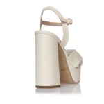SANTE Γυναικεία πέδιλα με φιάπα 25-273-16 Off-white - Image 4
