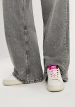 D.FRANKLIN Γυναικεία sneakers Court Tennis DFSH321094 Λευκό-Φούξια - Image 5
