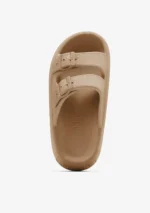 D.FRANKLIN Γυναικεία sea sandals Bloomer Bio Black DFSH334001 Μπεζ - Image 4