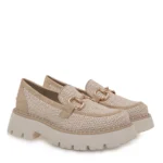Seven Γυναικεία loafers 965 Μπεζ - Image 2