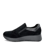 IMAC Γυναικεία δερμάτινα sneakers 215611 Μαύρο - Image 3