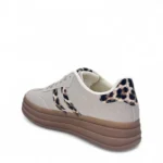 SEVEN Γυναικεία sneakers 001 Μπεζ-Λεοπάρ - Image 4