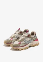 D.Franklin Γυναικεία sneakers 347 Track DFSH347008 Μπεζ - Image 2