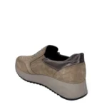 IMAC Γυναικεία δερμάτινα sneakers 215611 Πούρο - Image 5