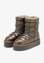 DFranklin Γυναικεία snow boots DFSH371016 Bronze - Image 3