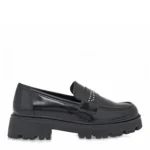 SEVEN Γυναικεία loafers 791 Μαύρο