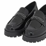 SEVEN Γυναικεία loafers 791 Μαύρο - Image 3