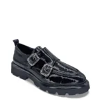 WALLSTREET Γυναικεία δερμάτινα loafers 25721 Μαύρο - Image 2
