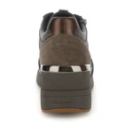 STONEFLY Γυναικεία δερμάτινα sneakers 223233 Πούρο - Image 5