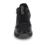 STONEFLY Γυναικεία δερμάτινα sneakers 223233 Μαύρο - Image 4