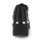 STONEFLY Γυναικεία δερμάτινα sneakers 223233 Μαύρο - Image 5
