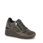 STONEFLY Γυναικεία δερμάτινα sneakers 223233 Πούρο - Image 2