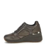 STONEFLY Γυναικεία δερμάτινα sneakers 223233 Πούρο - Image 3