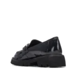 CARMELA Γυναικεία δερμάτινα loafers 162698 Μαύρο - Image 4