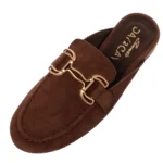 Sante Γυναικεία δερμάτινα mules 26-121-50 Espresso - Image 3