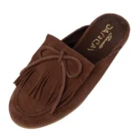 Sante Γυναικεία δερμάτινα mules 26-116-50 Espresso - Image 3