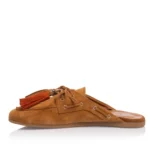 Sante Γυναικεία δερμάτινα mules 26-114-22 Ταμπά - Image 2