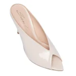Sante Γυναικείες γόβες λουστρίνι 26-216-16 Off white - Image 3