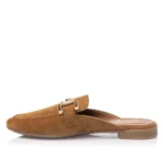 Sante Γυναικεία δερμάτινα mules 26-121-22 Τan - Image 3