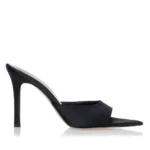 Sante Γυναικεία mules 26-247-01 Μαύρο