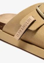 D.FRANKLIN Γυναικεία δερμάτινα σανδάλια DFSH407001 Sand - Image 4