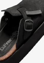 D.FRANKLIN Γυναικεία δερμάτινα clogs DFSH414005 Μαύρο - Image 4
