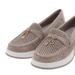 SEVEN Γυναικεία loafers W179X6952791 Μπεζ-Γκρι - Image 4
