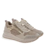 SEVEN Γυναικεία sneakers W199F78126V3 Μπεζ ψάθα - Image 4