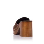 Sante Γυναικεία δερμάτινα σαμπό 26-133-50 Espresso - Image 4