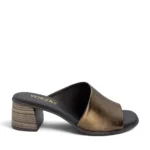 Wikers Γυναικεία δερμάτινα ανατομικά mules 156 Μπρονζέ