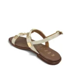 REPO Γυναικεία δερμάτινα πέδιλα 260 Off-white - Image 4