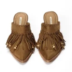 CORINA Γυναικεία σαμπό Μ6001 Camel - Image 3