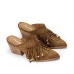 CORINA Γυναικεία σαμπό Μ6001 Camel - Image 4