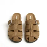CORINA Γυναικεία σαμπό 6412 Camel - Image 2