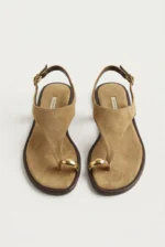 CORINA Γυναικεία σανδάλια 6442 Camel - Image 5