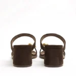CORINA Γυναικεία mules 6323 Καφέ - Image 3